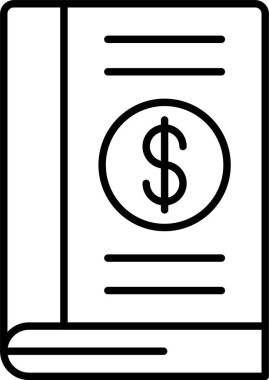 Muhasebe Satırı Simgesi Tasarımı