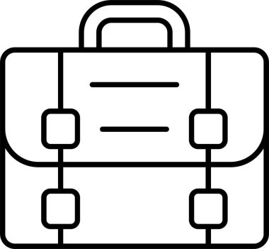 Evrak çantası satır simgesi tasarımı