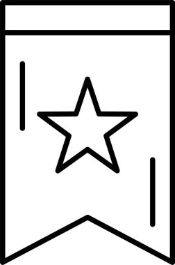 Kitap İşaretli satır simgesi tasarımı