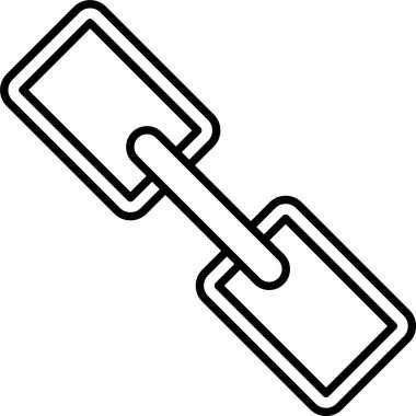 Bağlantı çizgisi simgesi tasarımı