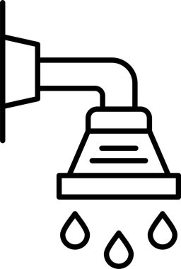 Duş Hattı Simgesi Tasarımı