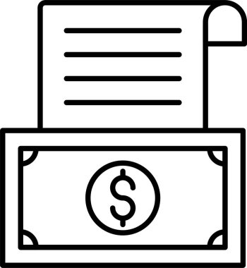 Fatura Satırı Simgesi Tasarımı