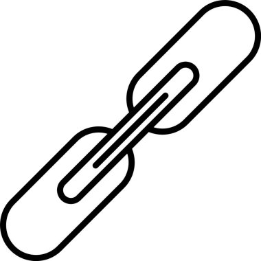 Bağlantı çizgisi simgesi tasarımı