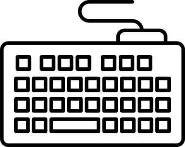 Anahtar sözcük Satır Simgesi Tasarımı