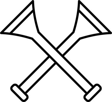 Vuvuzela Satır Simgesi Tasarımı