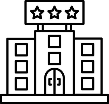 Otel Satır Simgesi Tasarımı