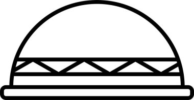 Bosu Top Çizgisi Simge Tasarımı