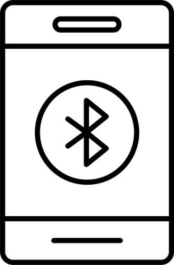 Bluetooth satır simgesi tasarımı