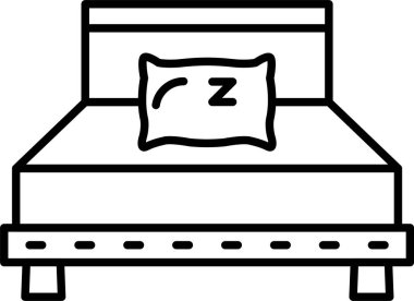 Yastık Çizgisi Simgesi Tasarımı