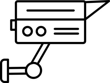 CCTV kamera satırı simgesi tasarım