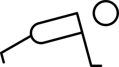 Egzersiz Satırı Simgesi Tasarımı