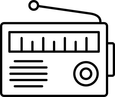 Radyo Satır Simgesi Tasarımı