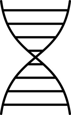DNA Çizgisi Simgesi Tasarımı