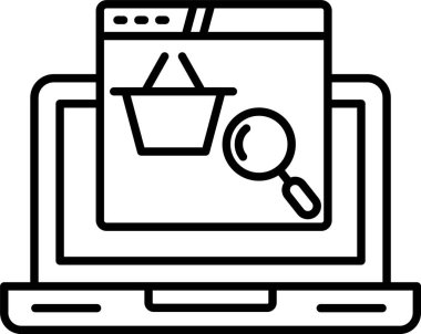 Arama satırı simgesi tasarımı