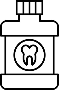 Ağız gargarası Simgesi Tasarımı