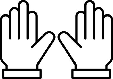 Eldiven Satırı Simgesi Tasarımı