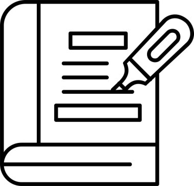 Vurgulayıcı Satır Simgesi Tasarımı