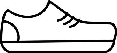 Spor Ayakkabısı Çizmesi Simge Tasarımı