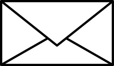 E- posta satırı simgesi tasarımı