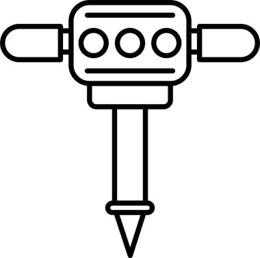 Kaya Çizgisi Simgesi Tasarımı