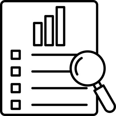 Arama Sonuçları Satır Simgesi Tasarımı