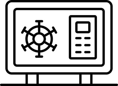 Güvenli Kutu Satırı Simge Tasarımı