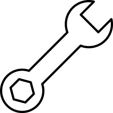 Spanner Satır Simgesi Tasarımı