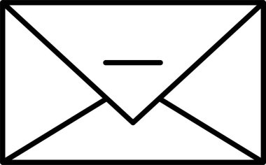 E- posta satırı simgesi tasarımı