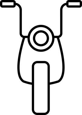 Motosiklet Satırı Simgesi Tasarımı