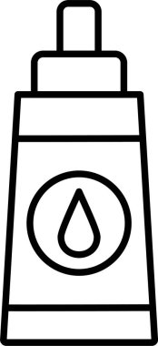 Kayganlaştırıcı Satır Simgesi Tasarımı