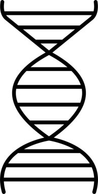 DNA Çizgisi Simgesi Tasarımı