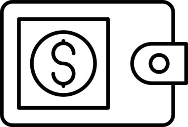 Cüzdan Satırı Simgesi Tasarımı