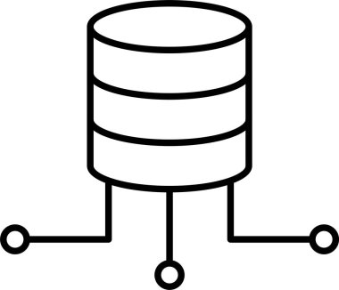 Veri Bağlantısı Satır Simgesi Tasarımı