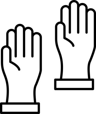 Eldiven Satırı Simgesi Tasarımı