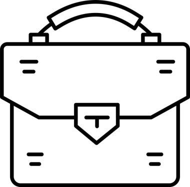 Evrak çantası satır simgesi tasarımı