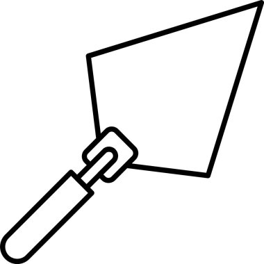 Trowel Satır Simgesi Tasarımı