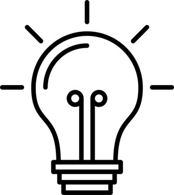 Ampul Hattı Simgesi Tasarımı