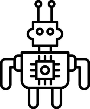 Robot Satır Simgesi Tasarımı