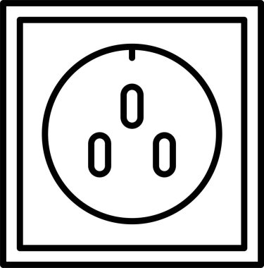 Soket satır simgesi tasarımı