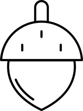 Meşe Çizgisi Simgesi Tasarımı