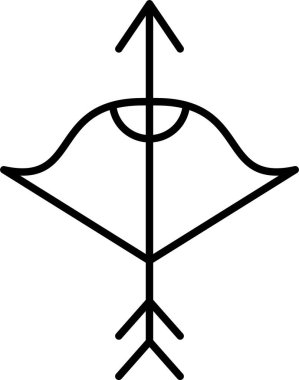 Tatar Yayı Satırı Simgesi Tasarımı