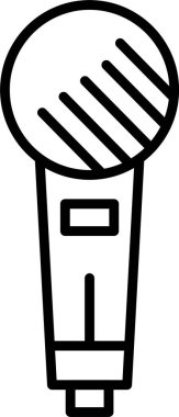 Mic Hattı simgesi tasarım