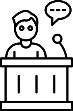 Konuşma Satırı Simgesi Tasarımı