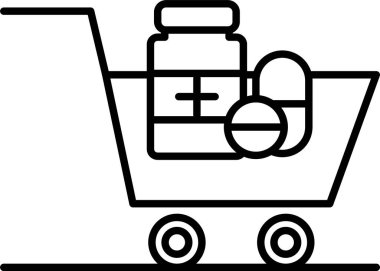 Trolley Çizgisi Simge Tasarımı