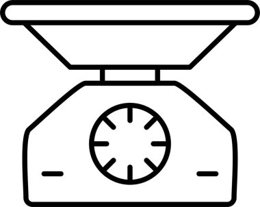 Ağırlık Ölçekleme Satırı Simgesi Tasarımı