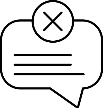 İleti Satırı Simgesi Tasarımı Yok