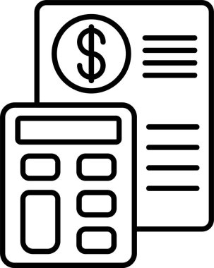 Bütçe Satırı Simgesi Tasarımı