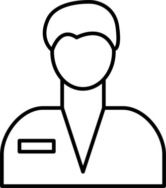 Postacı Satır Simgesi Tasarımı