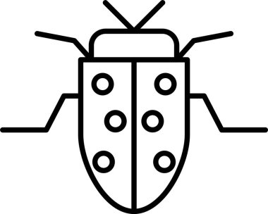 Böcek Satırı Simgesi Tasarımı