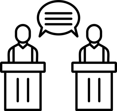 Tartışma Satırı Simgesi Tasarımı